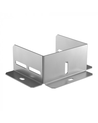 Универсальный ввод трассы лотков Стандарт INOX (AISI 304) 100х100 Промрукав (PR16.3676) в Кемерово Аксессуары для лотков Pintop.ru