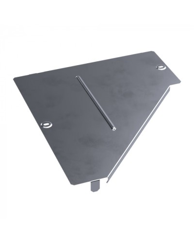 Крышка переходника левого Стандарт INOX (AISI 316) 400х150 Промрукав (PR16.5582) в Кемерово Аксессуары для лотков Pintop.ru