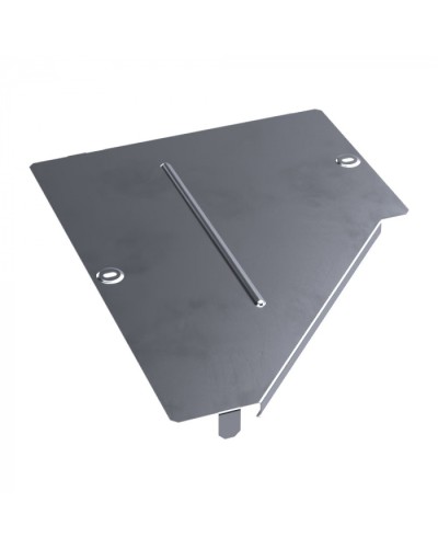 Крышка переходника левого Стандарт INOX (AISI 316) 400х200 Промрукав (PR16.5583) в Кемерово Аксессуары для лотков Pintop.ru