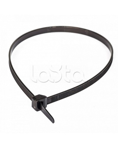 Стяжки нейлоновые 7,6*400 (ч) (100 шт/уп) Промрукав (50 уп/кор) (PR08.3083) в Кемерово Стяжки-хомуты Pintop.ru