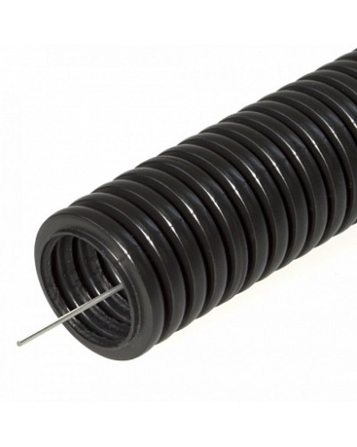 Труба гофрированная ПНД HF d16мм с протяжкой, легкая, безгалогенная Промрукав (100м) 161556 в Кемерово Труба гофрированная Pintop.ru