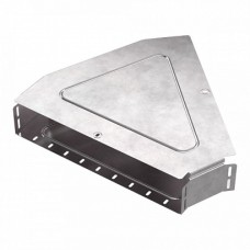 Угол горизонтальный 45 градусов с крышкой Стандарт 500х100 Промрукав (PR16.0618)