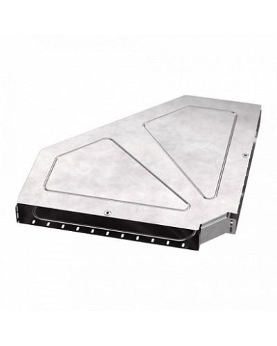 Угол горизонтальный 90 градусов с крышкой Стандарт 600х80 Промрукав (PR16.0629) в Кемерово Аксессуары для лотков Pintop.ru