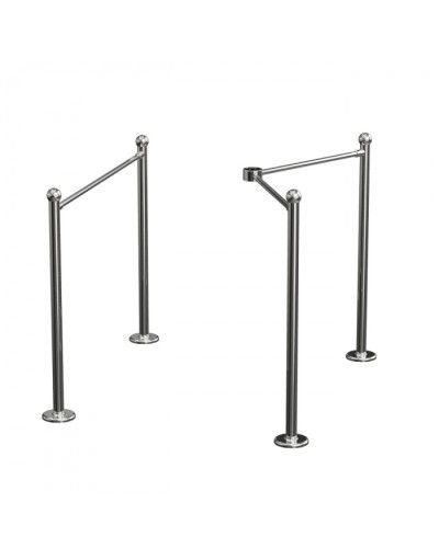 Ограждение прямое Ростов-Дон ОП-Р (Хром) в Кемерово Ограждения Pintop.ru