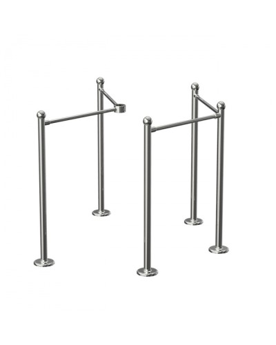 Ограждение угловое Ростов-Дон ОУ-Р (Хром) в Кемерово Ограждения Pintop.ru