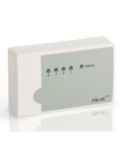 Модуль релейный адресный Рубеж РМ-4К-R3 в Кемерово Адресная система пожарной сигнализации РУБЕЖ Pintop.ru