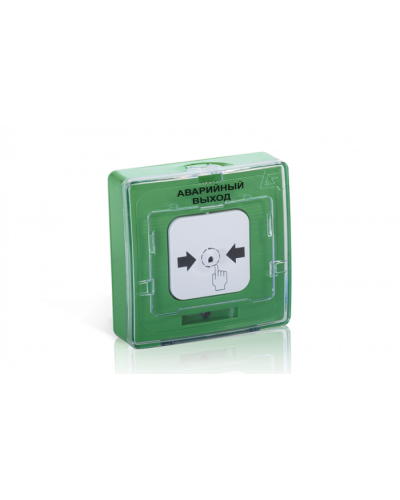 Устройство дистанционного пуска адресное Рубеж УДП 513-11ИКЗ-R3 ВЫЗОВ ПОМОЩИ, цвет зеленый в Кемерово Адресная система пожарной сигнализации РУБЕЖ Pintop.ru