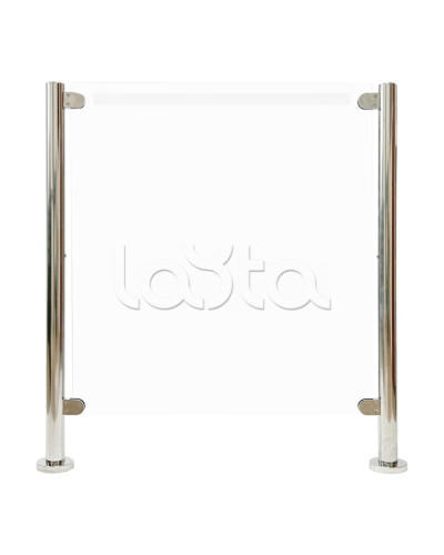 RUBEZH STRAZH Стойка вертикальная СВ-2Н (стекл.) в Кемерово Ограждения Pintop.ru