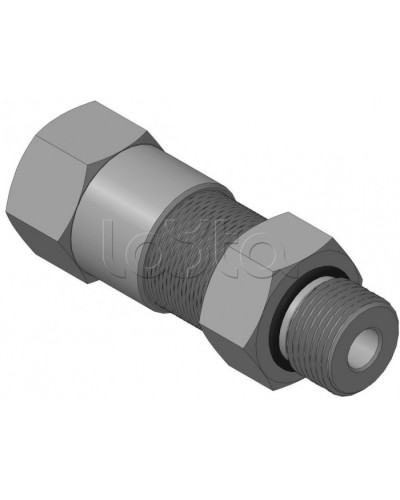 Кабельный ввод с резьбой G1/2 мм для прокладки кабеля в металлорукаве РЗ-ЦП-10, с уплотнением кабеля и проходным диаметром кабеля d=4-8 мм Спектрон КВМ-10/8-Н-G1/2 в Кемерово Аксессуары для кабель-канала Pintop.ru