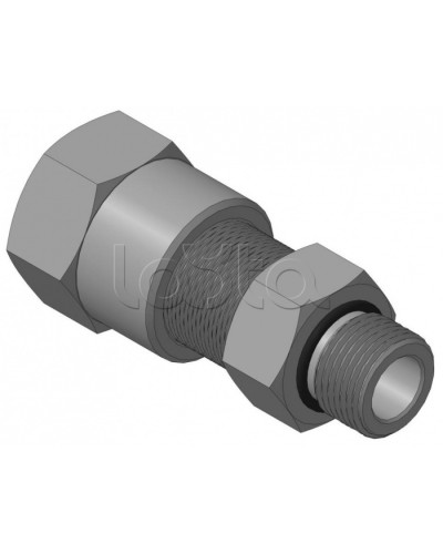 Кабельный ввод с резьбой G1/2 мм для прокладки кабеля в металлорукаве РЗ-ЦП-15, с уплотнением кабеля и проходным диаметром кабеля d=6-10 мм Спектрон КВМ-15/10-Н-G1/2 в Кемерово Аксессуары для кабель-канала Pintop.ru