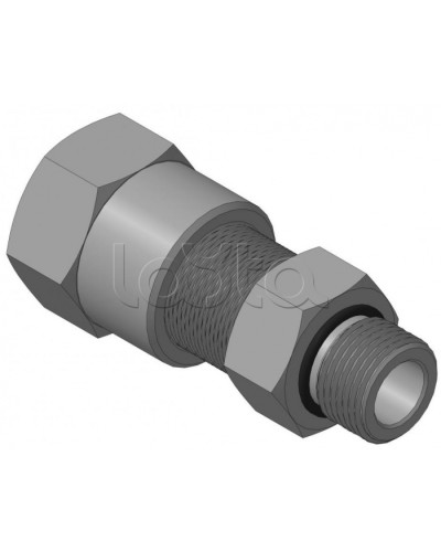 Кабельный ввод с резьбой G1/2 мм для прокладки кабеля в металлорукаве РЗ-ЦП-15, с уплотнением кабеля и проходным диаметром кабеля d=8-12 мм Спектрон КВМ-15/12-Н-G1/2 в Кемерово Аксессуары для кабель-канала Pintop.ru