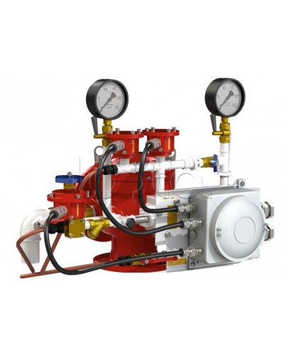 Узел управления дренчерный с пневмоприводом Спецавтоматика УУ-Д150/1,6 (П0,028)-ВФ.О4 в Кемерово Устройства пуска водяного пожаротушения Pintop.ru