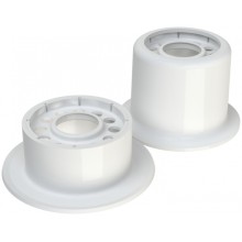 Спецавтоматика Устройство углубленного монтажа водяных оросителейс удлиненным патроном (L46 мм), цвет- белый (RAL 9016), с пластиковым держателем с отверстиями