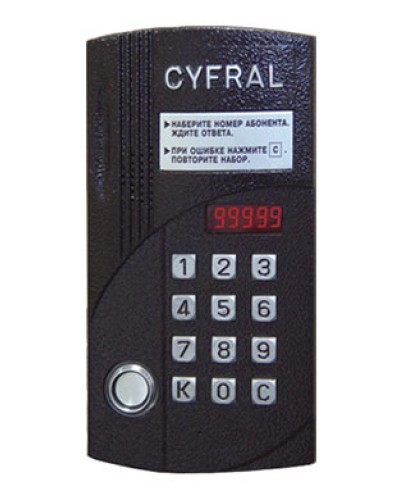 Блок вызова аудиодомофона на 20 абонентов Цифрал CCD-20/TC в Кемерово Блоки вызова многоабонентные Pintop.ru