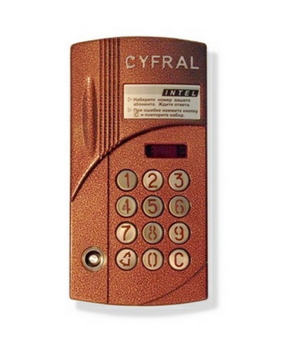 Блок вызова аудиодомофона на 400 абонентов Цифрал ИНТЕЛ в Кемерово Блоки вызова многоабонентные Pintop.ru