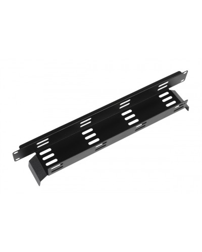 Лоток кабельный горизонтальный 19 ЦМО ГКО-Л-1-9005 в Кемерово Аксессуары для стоек и шкафов Pintop.ru