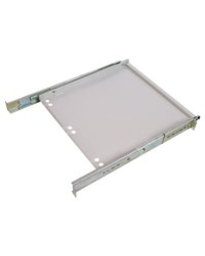 Полка клавиатурная с телескопическими направляющими, регулируемая глубина 580-620 мм ЦМО ТСВ-К4 в Кемерово Полки для шкафов и стоек Pintop.ru