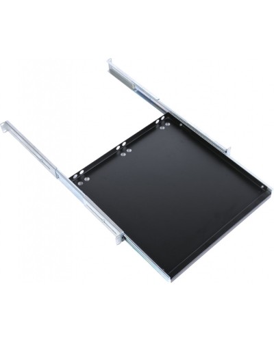 Полка клавиатурная с телескопическими направляющими, регулируемая глубина 580-620 мм ЦМО ТСВ-К4-9005 в Кемерово Полки для шкафов и стоек Pintop.ru