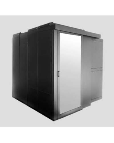 Дверь однорядного коридора поликарбонат сдвижная 48U для шкафов серии ШТК-СП-48.×.× ЦМО ЦОД-СП-Д1-48-9005 в Кемерово Аксессуары для стоек и шкафов Pintop.ru