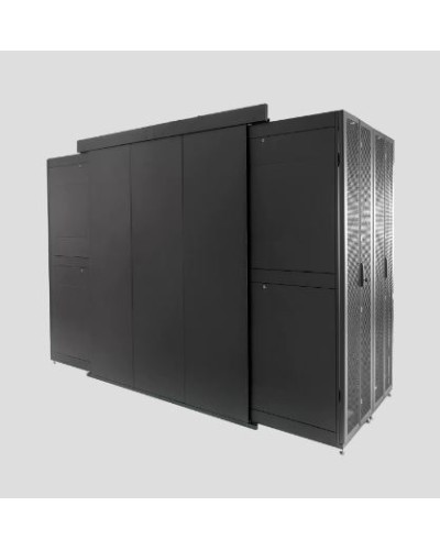 Панель задняя двухрядного коридора сплошная 48U для шкафов серии ШТК-СП-48.×.× ЦМО ЦОД-СП-Ф2-48-9005 в Кемерово Аксессуары для стоек и шкафов Pintop.ru