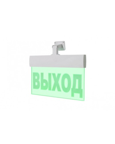 Световое табло ВИСТЛ Молния-220-РИП-УЛЬТРА IP 54 с Гравировкой (под знак безопасности) ВЫХОД в Кемерово Оповещатели Pintop.ru