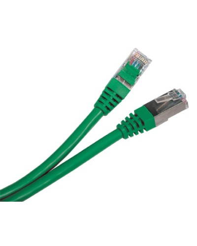 Патч-корд RJ45-RJ45, 4 пары, STP, кат.5е, LSZH (10м) Hyperline PC-LPM-STP-RJ45-RJ45-C5e-10M-LSZH-GN в Кемерово Патчкорды (медные) Pintop.ru