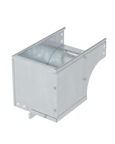 Угол CDSD 90 вертикальный внеш. переходник прав. осн.150 H100 горячеоцинкованный DKC 37013KHDZ в Кемерово Аксессуары для лотков Pintop.ru