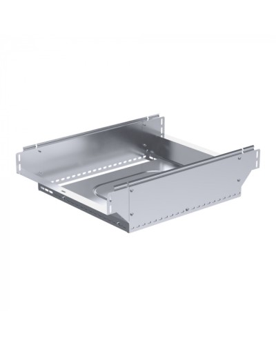 Ответвитель Т-образный вертикальный Стандарт INOX (AISI 316) 500х80 Промрукав (PR16.2764) в Кемерово Аксессуары для лотков Pintop.ru