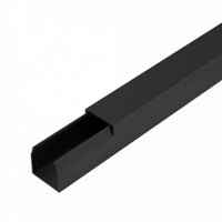 Кабель-канал черный 2-й замок в п/э 16х16 мм (84 м/уп) Промрукав (PR03.0210)