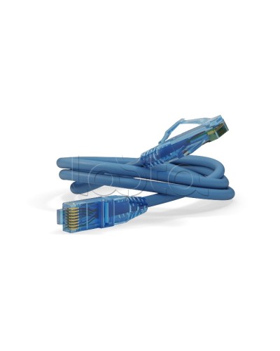 Патч-корд U/UTP Hyperline PC-LPM-UTP-RJ45-RJ45-C6-0.3M-LSZH-BL в Кемерово Патчкорды (медные) Pintop.ru