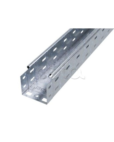 Лоток перф. 80x80 L3000 горячеоцинкованный DKC (35301HDZ) в Кемерово Кабельные лотки Pintop.ru