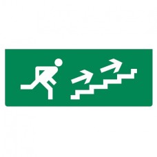 Табло М-12 "Бегущий человек лестница вверх вправо"(ИП Раченков А.В.)